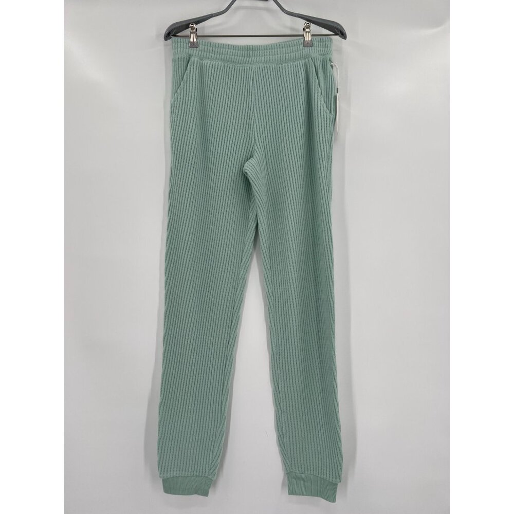 PJ Salvage Waffle Knit Joggers Pajama Pants sz S Light Sage Green RBLEP2 NWT